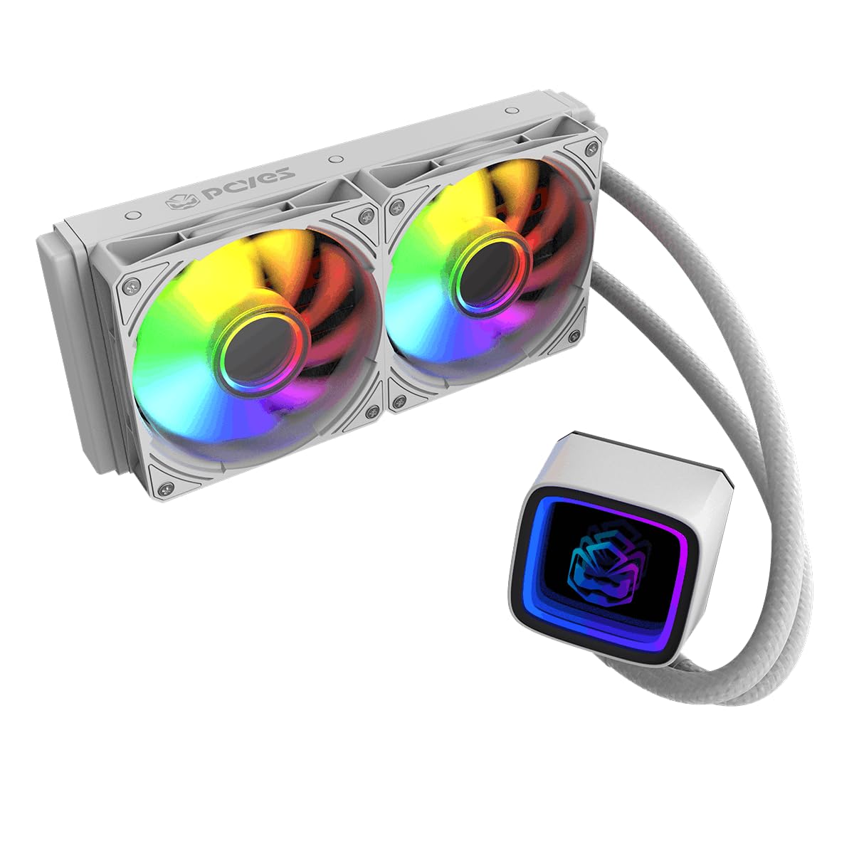 WATER COOLER PCYES TUNDRA WHITE GHOST ARGB 240MM - WCTWG240